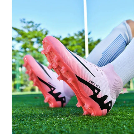 Original Men Football Field Boots Professional Society Cleats Children Soccer Shoes Grass Training Kids Non Slip Football Shoes