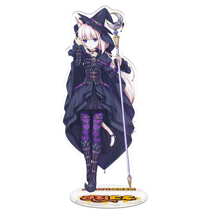 Anime Nekopara Chocolat Vanilla Twin Sisters Stand Model Plate Keychain Desk Decor Cat Girls Acrylic Figures Standing Sign Gift
