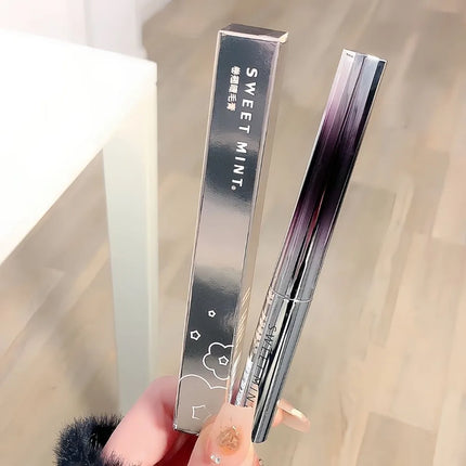 Metal Iron Mascara Silk Fiber Ultra-Fine Brush Black Brown Waterproof Lasting Curling Fast Dry Eyelash Extensions Eyes Makeup