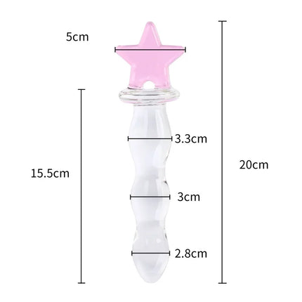 Adult Anal Sex Toys with Crystal Glass Dildo Beads G-Spot Butt Plug for Women Massager Vagina Stimulate Anue Phallus Collection