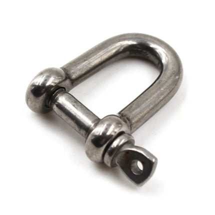 304 Straight D Shackle Short Stainless Steel Breaking D Rigging Shackle Hooks boat rigging hardware M4 M5 M6 M8 M10 M12 M14 M16