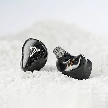 Hisenior Mega7 1DD + 6BA Hybrid Driver 2Pin 0.78mm Audiophile IEM HiFi In-ear Monitor Earphone