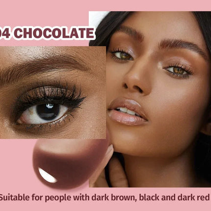 Wild Eyebrow Pencil Square Angled Brush Velvet 3D Brow Dye Cream Hairline Anti-smudge Waterproof Multifunction Eyebrow Tint Pen