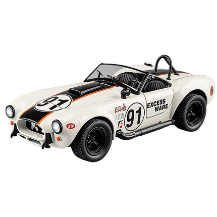 1:22 Cobra convertible Classic vintage car Alloy Metal Diecast Model Car Sound & Light Pull Back Toy Gift