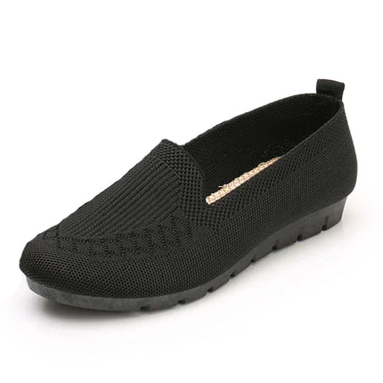 Casual Shoes Women's Summer Mesh Breathable Flat Shoes Ladies Comfort Light Sneaker Socks Women Slip on Loafers Zapatillas Muje