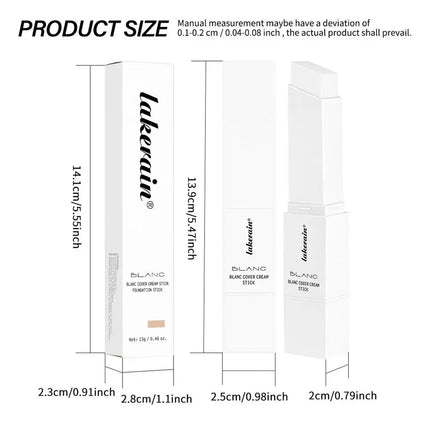 Three Models 2-in-1 Color-Changing Foundation Stick Multifunctional Foundation Liquid Lightweight Moisturizing Brightening