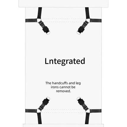 BDSM Bedding Set with Handcuffs for Couples Bedding Restraints Adult Toy for Engaging in Enticing Restraint Games on the Bed