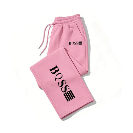 BQSS Printed Joggers Pants for Men and Women High Quality Breathable Sweatpants for Running Casual Loose Sweatpants