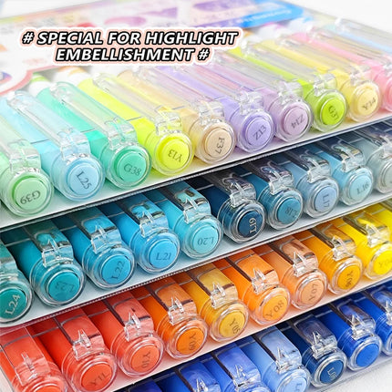 Guangna 168/72 Colors High Gloss Acrylic Marker Pen Set,Hard Headed Drawing Pens,Professional-Grade Paint Pen for DIY Graffiti