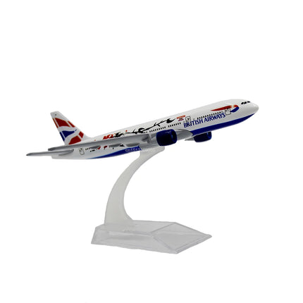 15CM 6inch Diecast Alloy Airlines 777 Turkish Etihad American Airways For Collection Friend Children Gift