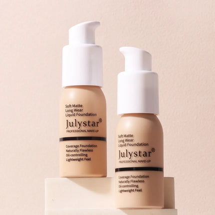 New Long Lasting Liquid Foundation Waterproof Oil Control Full Coverage Concealer Brighten Matte Moisturizing Primer Makeup Base