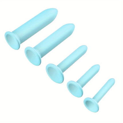 Soft Silicone Training Set with Strong Suction Base, Multi-Size XS–XL, Silicone material Flexible Material for Adults