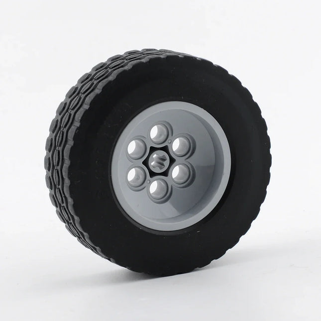 2PCS/4PCS/8PCS 62.4*20mm Car Wheels Moc Building Blocks Tires + Wheels Technology Bricks Modified DIY Assembled Model Toy Parts