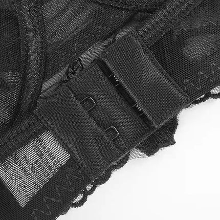 Sexy Underwear Bras Brassiere Lingerie New Women Lingerie Set Lace Embroidery Push Up Bra Panties Sets Deep V Gather Top