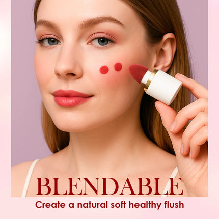 6 Color liquid powder blusher is durable and natural, easy to mix, light in texture, suitable for all skin colors, and suitabl