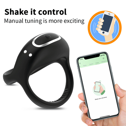 Vibrating Cock Ring for Men Silicone Penis Rings Intense Vibration Mens Vibrator Longer Harder Stronger Erection Adult Sex Toys