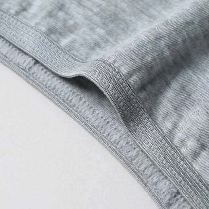 5Pcs Traceless Men's Disposable Panties Mid Waist Underpants Seamless Cotton Briefs Simple Lingerie Underwears for Man Travel