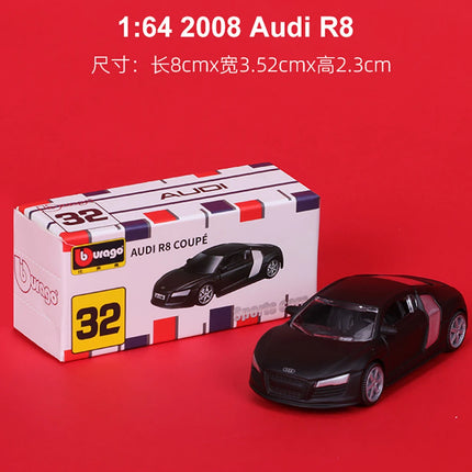Bburago1:64 Ford GT500 Multiple Model Small Collection Car Alloy Model Toy Gift Scene Decoration Classic and Exquisite