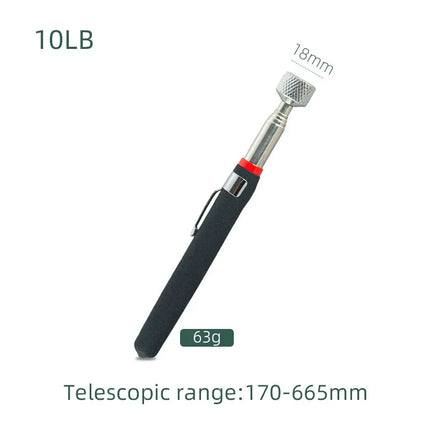 Telescoping Extendable Magnet Pick Up Device Portable with Pen Clip Magnetic Suction Bar Picker Hand Tool Accessories