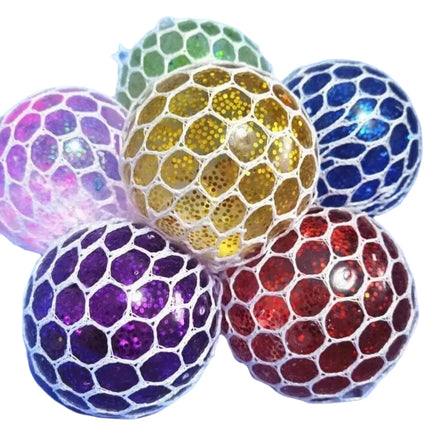 Colorful Star Squeezing Ball Squishy Ball 3D Stress Relief Sensory Toys Adults Anti-Anxiety Fidget Toy with Non-Toxic for Office