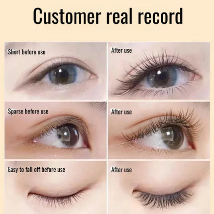 Black Volume Curl Mascara Defining Mascara Lengthening Waterproof  Mascara Waterproof Extra Volume Long -lasting Hyper-Curl