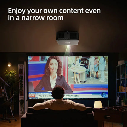 AUN U002 Projector Android TV Dust Proof Daytime 4k Game Home Theater Laser Short Throw Projection Full HD 1080 WIFI Projectors