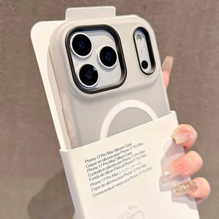 Luxury Candy Color 2 IN 1 Magnetic Case For iPhone 17 Air 16 15 14 13 12 11 Pro Max Plus For Magsafe Wireless Charge Matte Cover