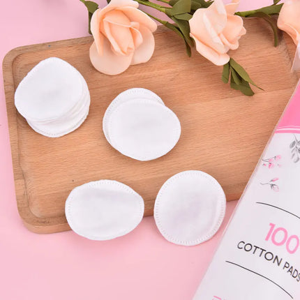100PCS Cotton Pads Round 100% Cotton Simply Soft Make Up Nail Polish Remover