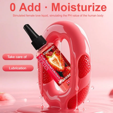 100ml Lickable Fruit-flavored Lubricating Oil for Adult Sex Water-Based Lubricating Fluid Wash-Free Lubricant Couple Sexual Lube