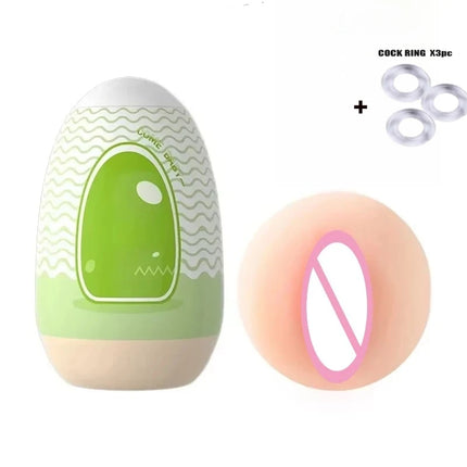 Portable Male Masturbator Egg Realistic Penis Simulation Texture Vagina Pussy Pocket Sucking Masturbation Cup Sex Toys for Men18