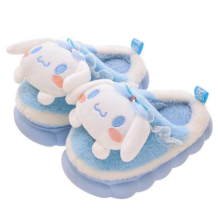 New Autumn And Winter Children'S Cotton Slippers For Boys And Girls Cute Cartoon Indoor Slippers For Infants And Young Children
