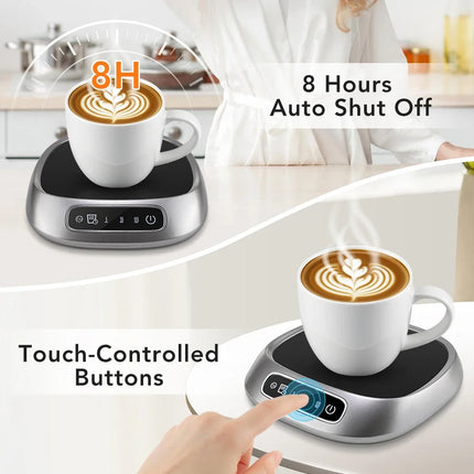 Cup Heater USB Coffee Mug Warmer Electric Milk Tea Heating Coaster Cup Warmer For Home Office USB Voice Desk Cup Warmer