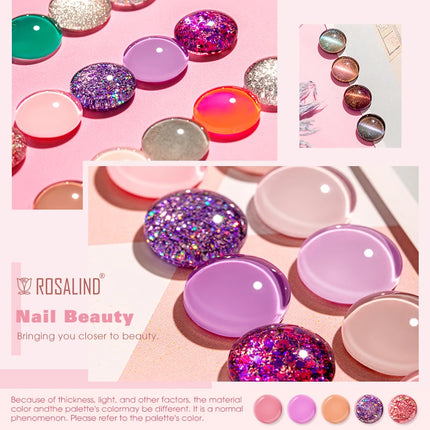 ROSALIND Gel Nail Polish UV Base Top Coat Soff Off Stamping Polish All For Art Manicure Semi Permanant Gel Nail Fast Shipping