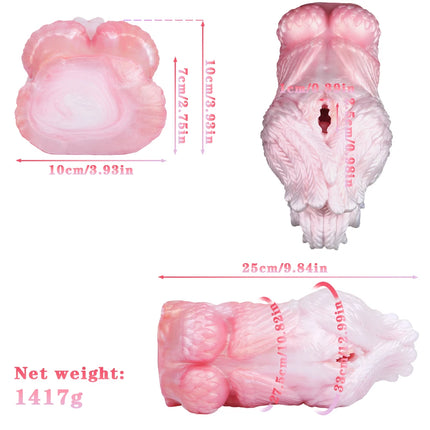 LUUK Liquid Silicone Male Masturbator Fantasy Animal Aircraft Cup Pussy Pocket Stroker Onahole Sex Toys for Man Penis Exercise
