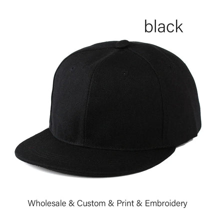 SLECKTON Custom Logo Caps Fashion Hip Hop Snapback Hats for Women and Men DIY Letter Embroidery Design Image Print Wholesale Hat
