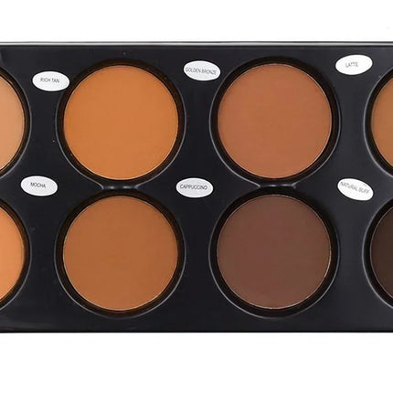 Matte Face Foundation Contour Palette Face Makeup Palette for Women 3D Contouring Shadow Wheat Color Bronze Water Proof Beauty