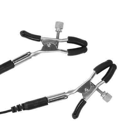 Electric Shock Nipple Clamps Metal Labium Clitoris Clips for Breast Stimulation Adult Game Sex Toy for Women Men And Gay Masturb