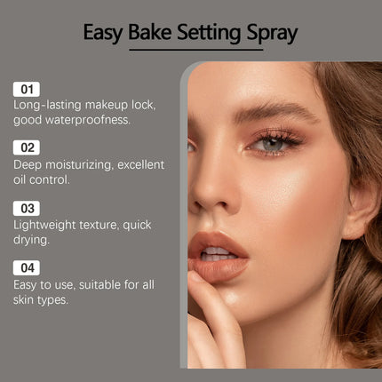 Setting Spray Mattifying Waterproof Sweat-Proof Oil Control Base Makeup Non-sticky Wearing Makeup Naturally Fixer Spray 100ml