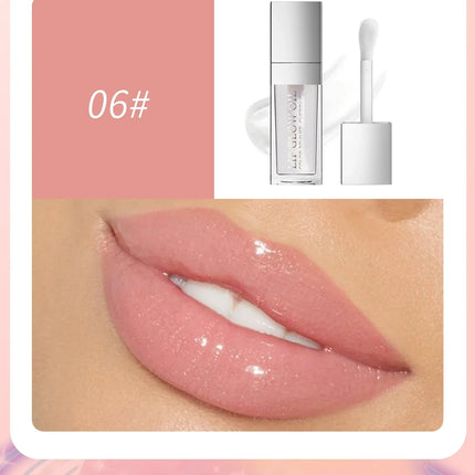 Hellokiss Lip Glow Oil 8ml Glossy Lip Oil Moisturizing Lip Glaze Transparent Lip Balm  Lip Stick Cherry
