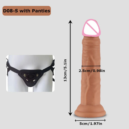 Realistic Dildo for Women Soft Silicone Penis Dick With Suction Cup Adult Vagina Anal Plug Sex Toys for Female Masturbators