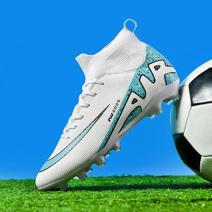 Original Men Football Field Boots Professional Society Cleats Children Soccer Shoes Grass Training Kids Non Slip Football Shoes