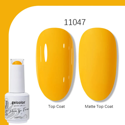 Arte Clavo TPO FREE HEMA FREE Gel Nail Polish UV Multi Use Semi Permanent Soak Off Autumn Winter Nail Art Hybrid Varnish 15ml