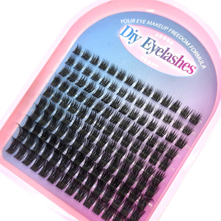 HBZGTLAD10row Fairy Lash Clusters Manga Cluster EyelashLash Clusters Wispy Eyelashes Extensions Natural Look C/D Curl Individual