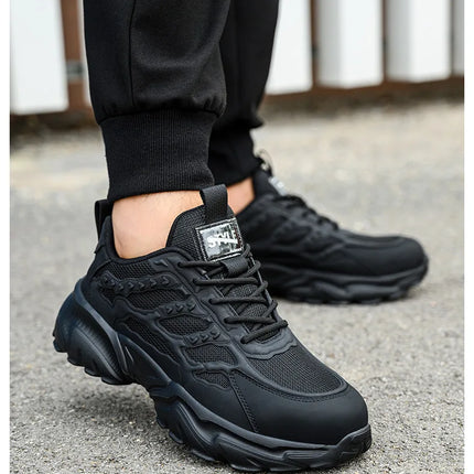 white work shoes lightweight comfortable safety shoes man women work shoes with a steel toe puncture proof safety work sneakers