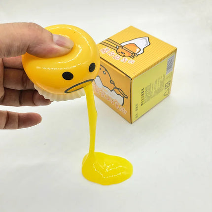 Puking Egg Stress Balls - Funny Vomiting Slime Squeeze Toys for Kids & Adults - Novelty Prank Gifts for Easter