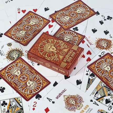 Creative Collection Playing Cards Vintage Classic Poker PVC Waterproof Deck of Cards  for Parties, Gatherings and Collections