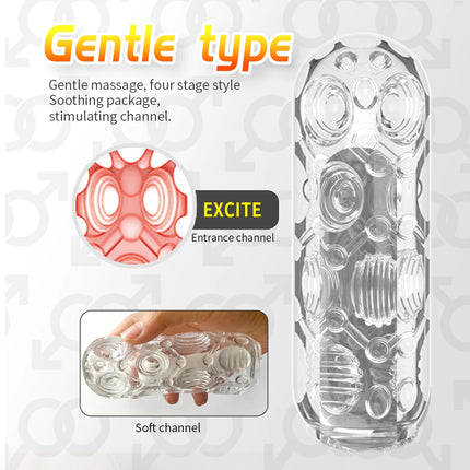 Adult Sex toys Masturbation Cup for Men Soft Male Exercise Penis Massage Sexy Pocket Pussy Blowjob Toy Vagina Adult Goods 18+