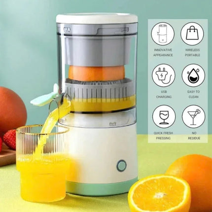 Portable USB Juicer Fully Automatic Fruit Juice Extractor Household Electric Squeezer for Orange Lemon