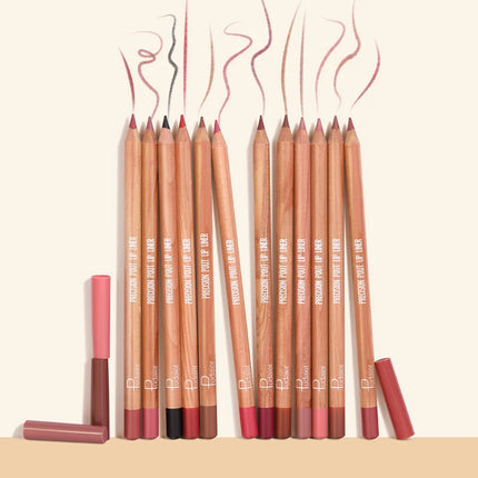 Matte lip liner pen, super smooth and easy to color, outlining clear lip shapes, a must-have for beginners, single pack