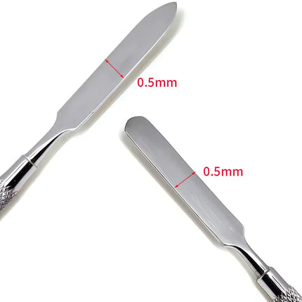 10pcsStainless Steel Mixing Spatula Tool Spatuler   Stick Color Tools  Dental Nail Art Makeup Foundation Eyeshadow Mixing